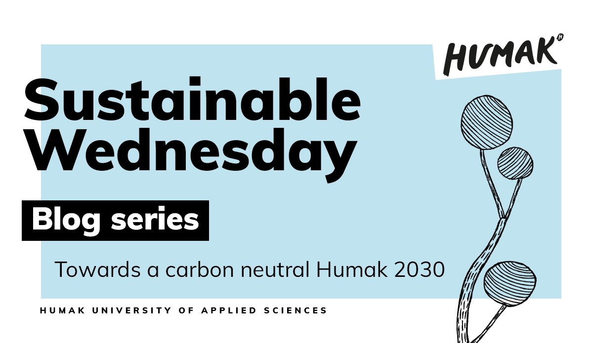 Sustainable Wednesday Blog Series Between 6.4.–18.5. Highlights Sustainable Development Work at Humak and Other Universities