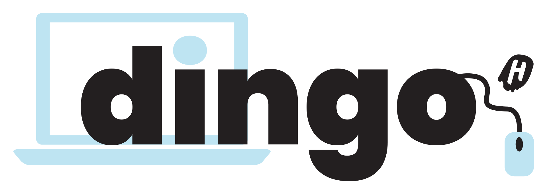 Digioppimisen kehittämisryhmän nimi on Dingo. Kuvassa on Dingo-logo kirjaimin.