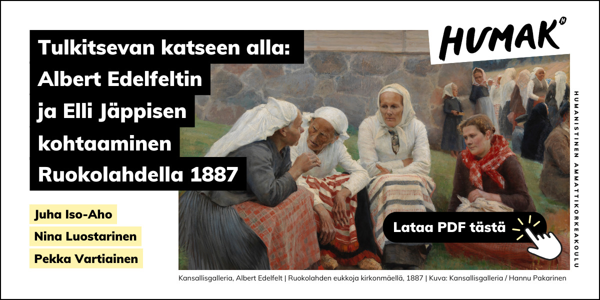 Albert Edelfeltin ja Elli Jäppisen kohtaaminen - Humak