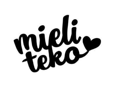 Mieliteko logo musta valkoinentausta