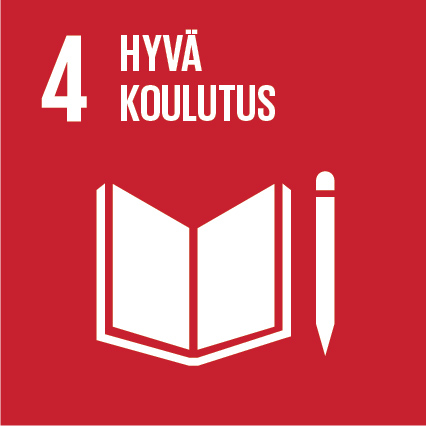 Kestävän kehityksen tavoite 4: Hyvä koulutus.