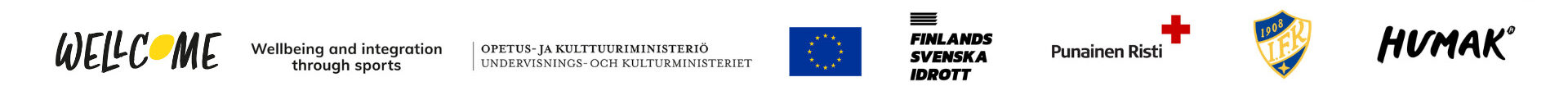 Lista logoista kuvassa.