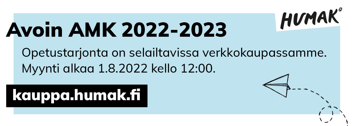 Avoin AMK: Kurkistuskurssit, osaamiskokonaisuudett, kieliopinnot, polkuopinnot, ylempi amk ja AMK.