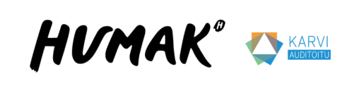 Humakin ja Karvin logo.