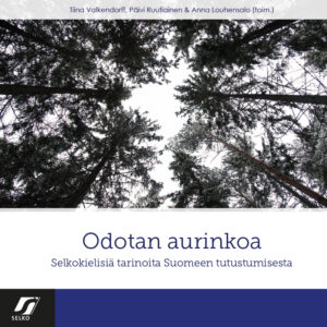 Odotan Aurinkoa, Waiting for the Sun -kirjan kansi.