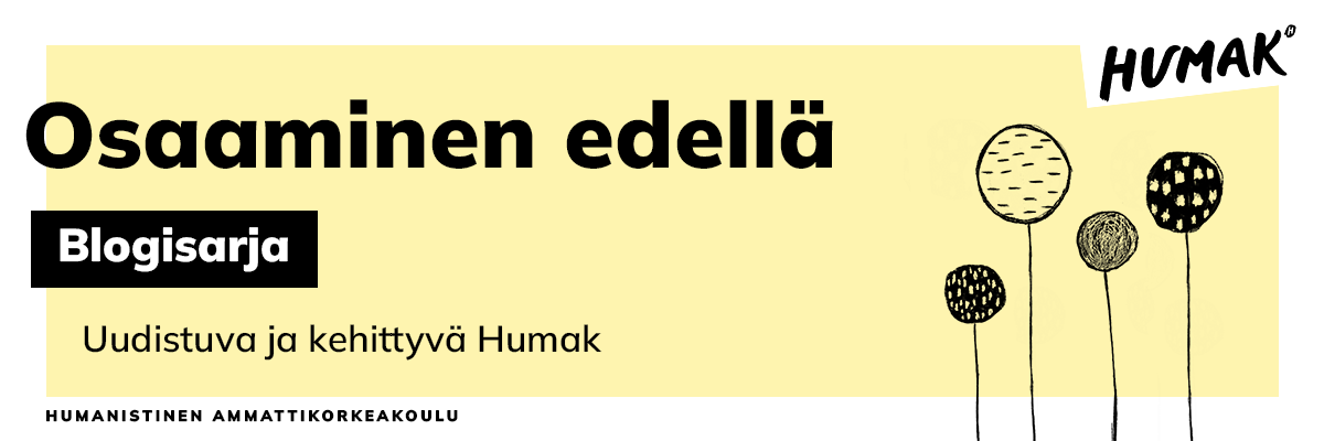 Banneri Osaaminen edellä -blogisarjalle.