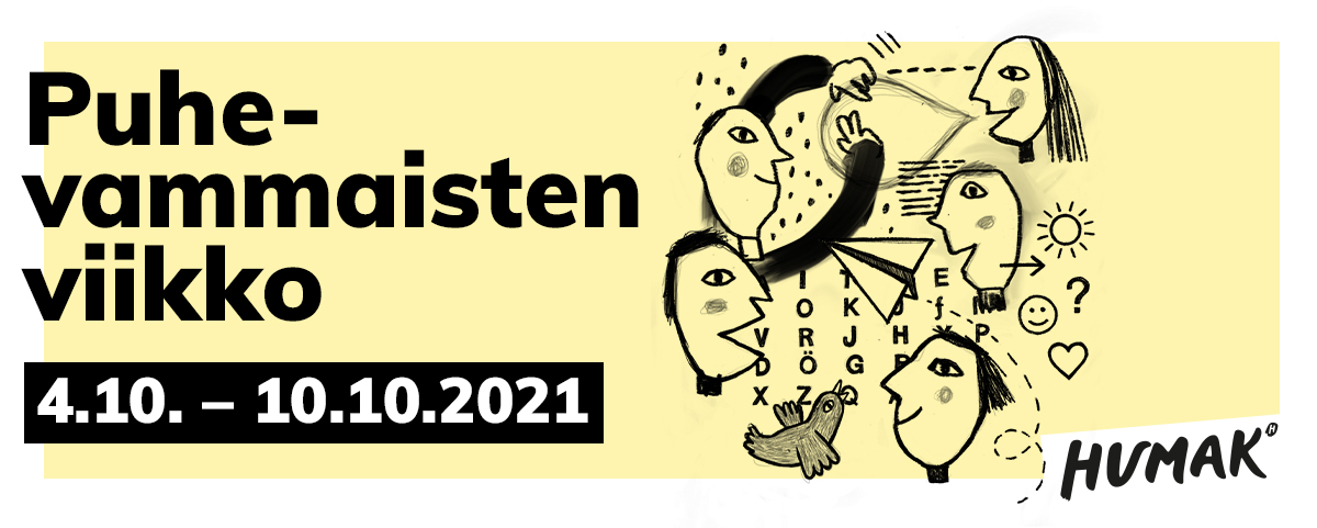Puhevammaisten viikko 4.10. - 10.10.2021.