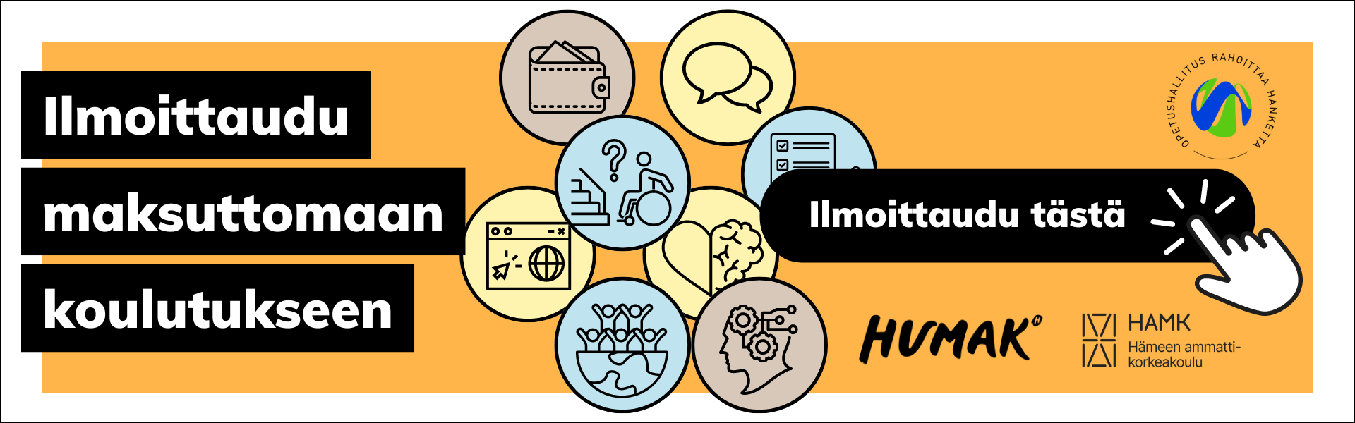 Kuva toimii linkkinä ilmoittautumissivulle.