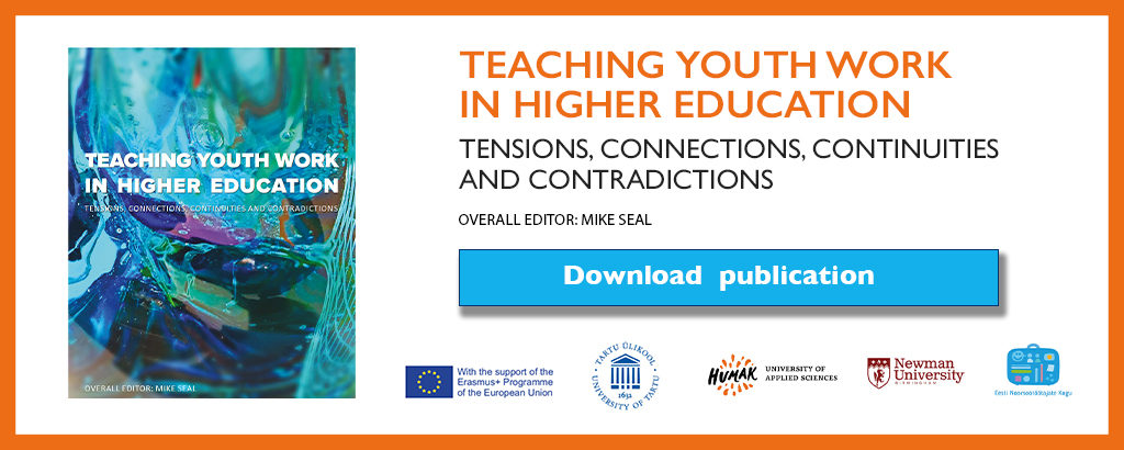 Teaching youth work in higher education -publications download banner.