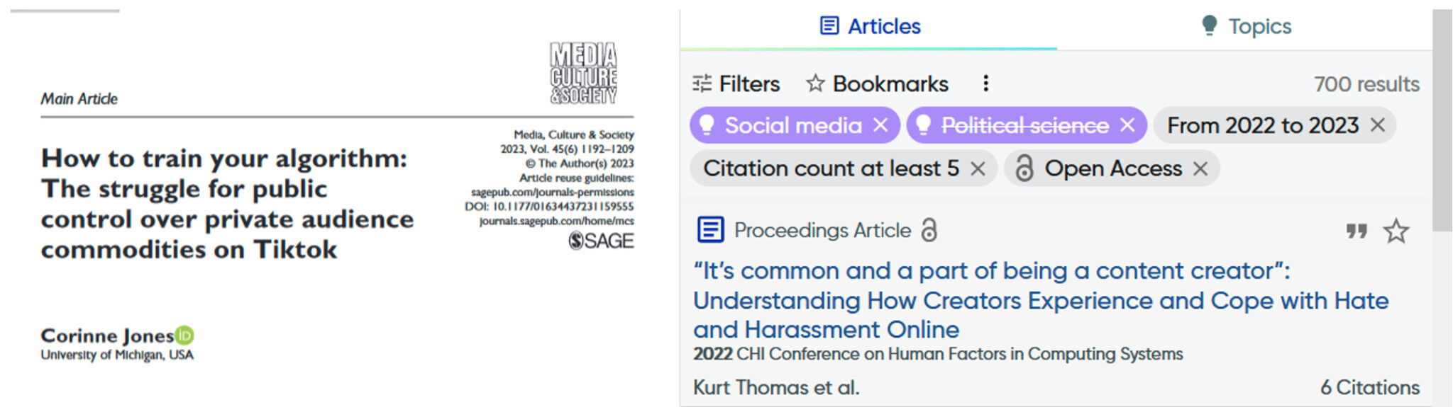 Keeniuksen tuloslista.